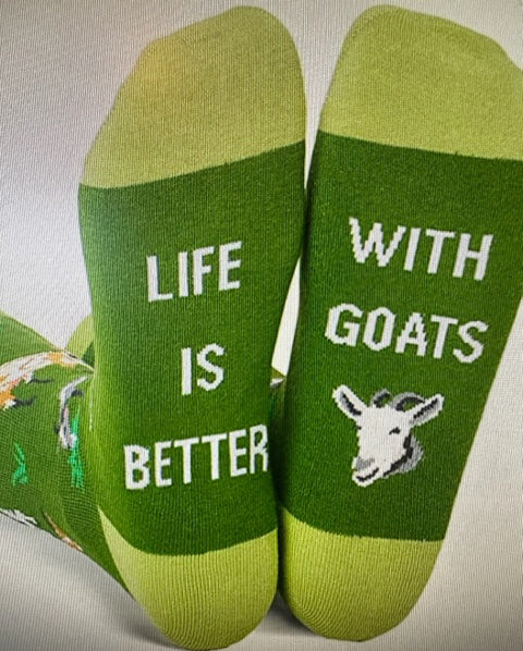 Life is Better with Goats Socks